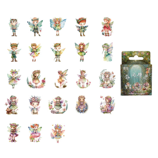 Cajita de stickers hadas mágicas -46 pzas