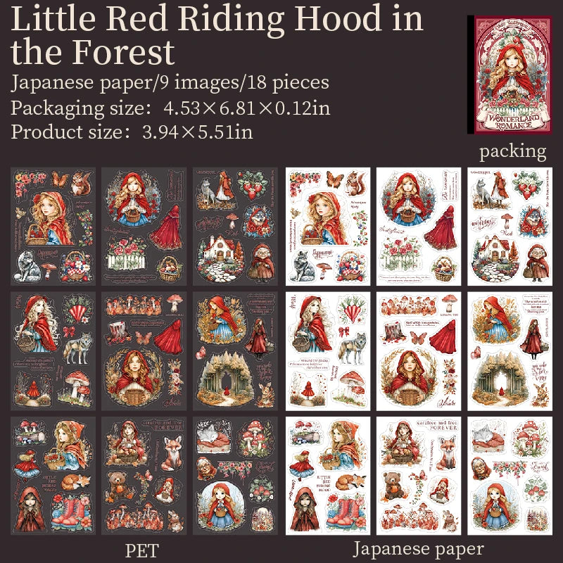 Revista de stickers cuentos clásicos-20 hojas