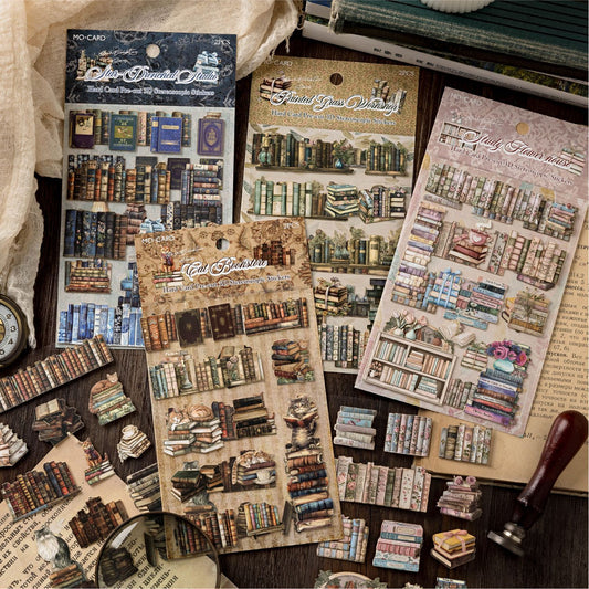 Stickers libros 3D-2 pzas