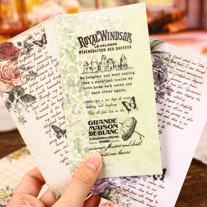 Block de papeles morning flowers-30 pzas