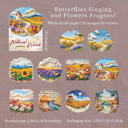 Stickers natural wind-20 pzas