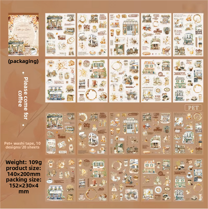 Block de  stickers Invitation from autumn-20 hojas