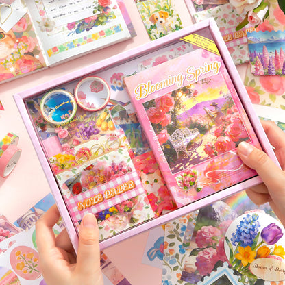 Set de papeleria Blooming Spring-128 pzas