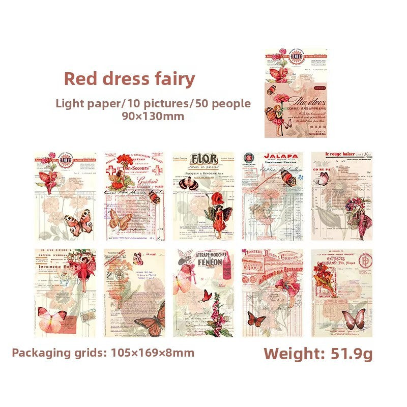 Set decopapel the elves-50 pzas