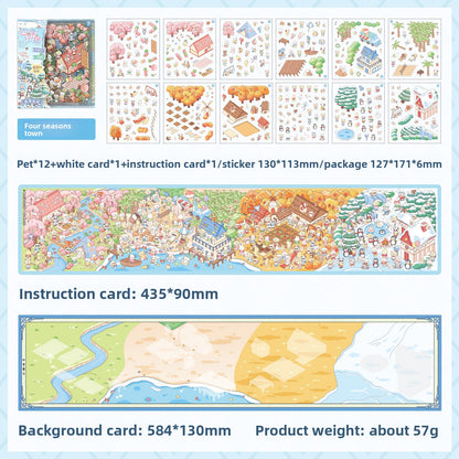 Set de escenario cute island