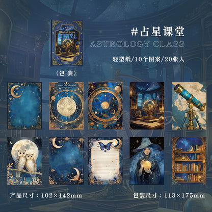 Papel magical realm-20 pzas