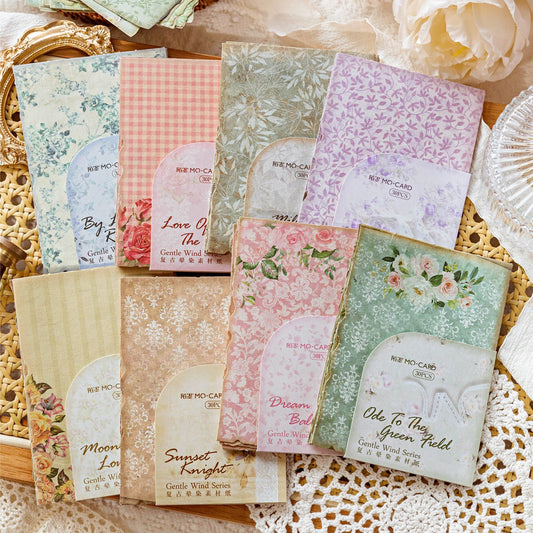 Papel vintage gentle breeze-30 pzas