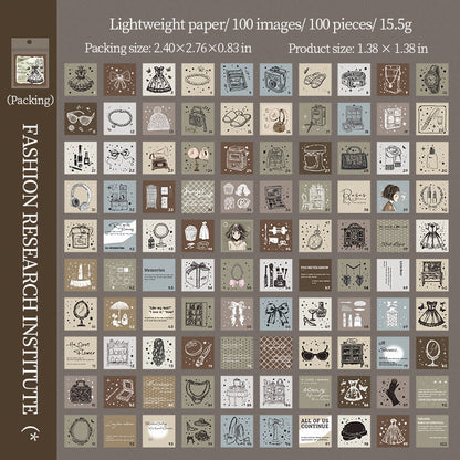 Mini librito decopaper-100 pzas