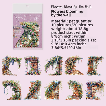 Stickers garden-20 pzas