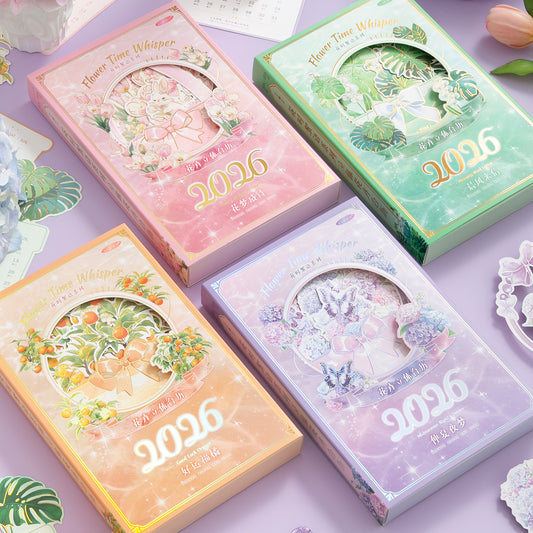 Calendario flowers 2026