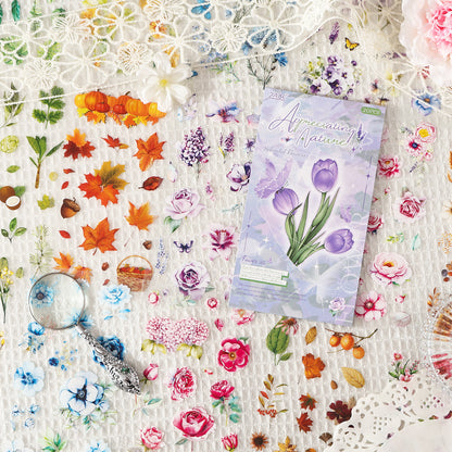 Block de stickers pet appreciating nature-20 hojas