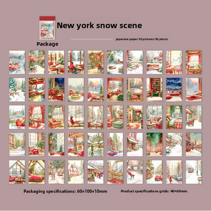 Mini libritos de stickers-50 hojas