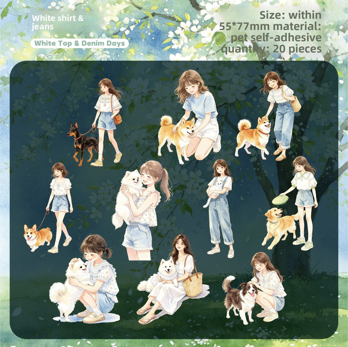 Stickers collect cuties-20 pzas
