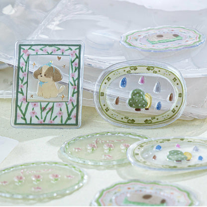 Stickers sellos de lacre 3D-10 pzas