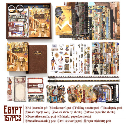 Set de papeleria Egypt-157 pzas