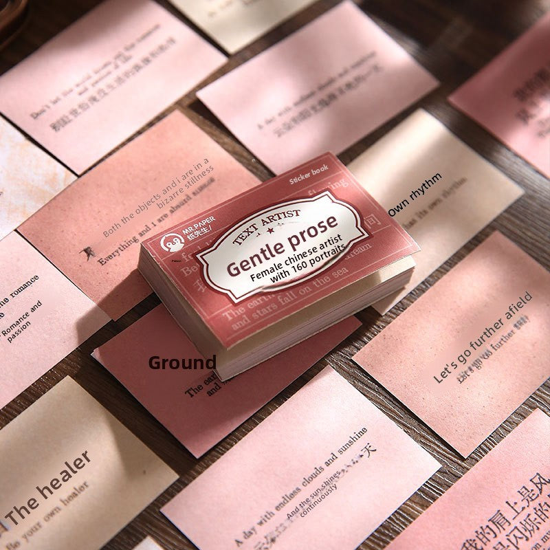 Mini librito text artist-60 pzas
