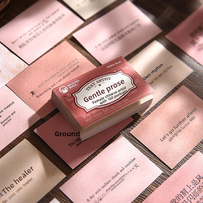 Mini librito text artist-60 pzas