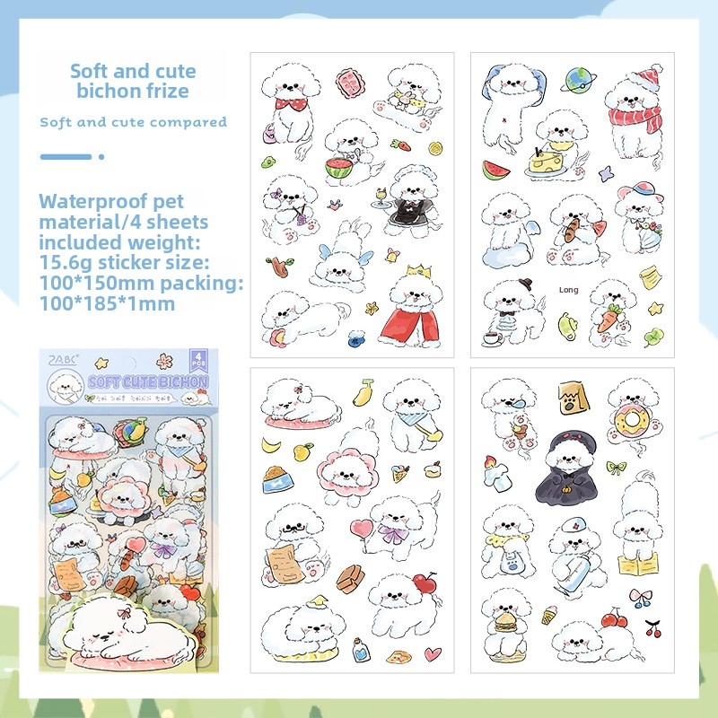 Stickers perritos-4 planchas
