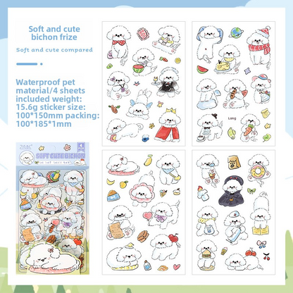 Stickers perritos-4 planchas