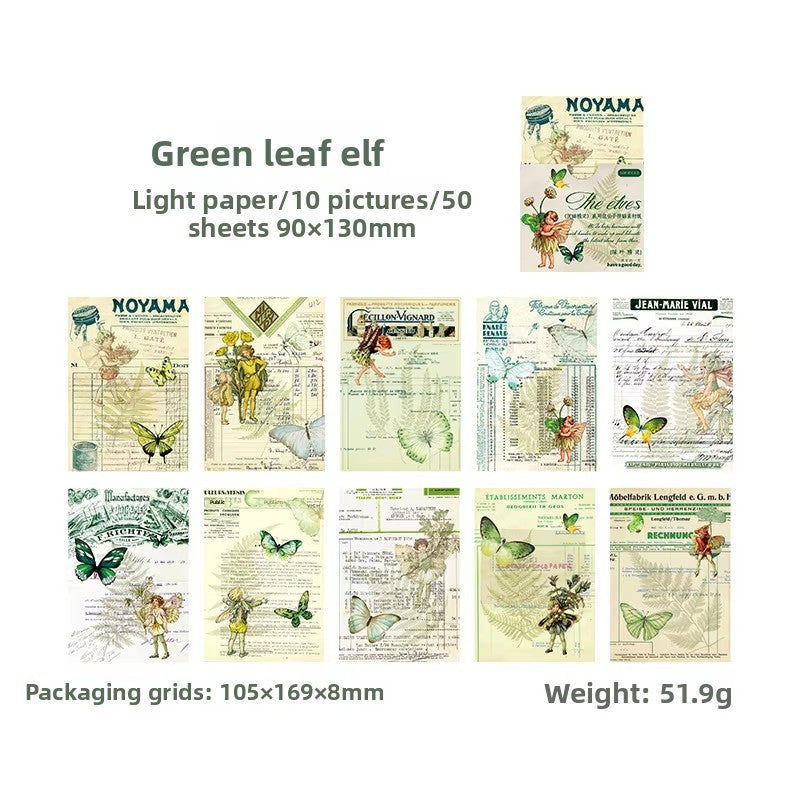 Set decopapel the elves-50 pzas
