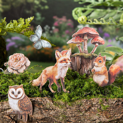 Stickers forest travel notes-25 pzas