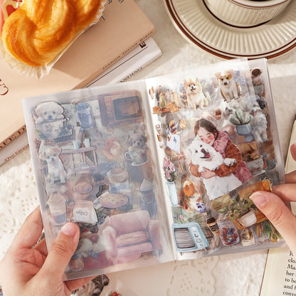 Libro de stickers cute pets-20 hojas