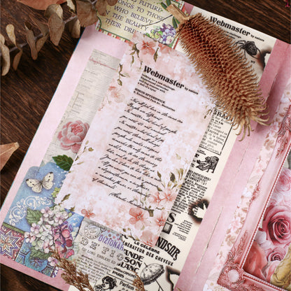 Block de papeles morning flowers-30 pzas