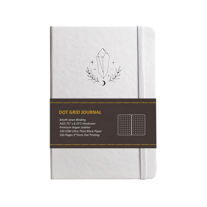 Bullet journal hojas negras con puntos