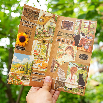 Stickers illustrated book-36 pzas
