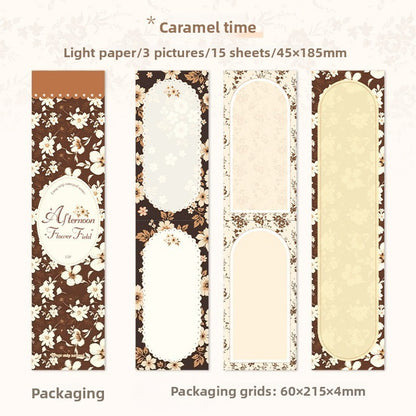 Notepad decopapel long strip-15 pzas