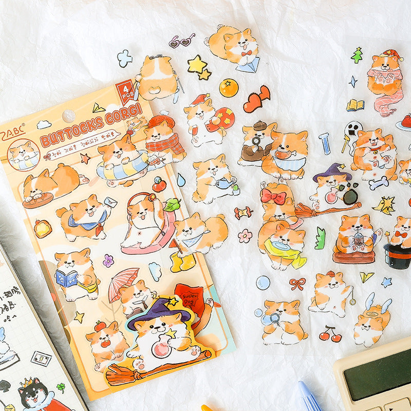 Stickers perritos-4 planchas