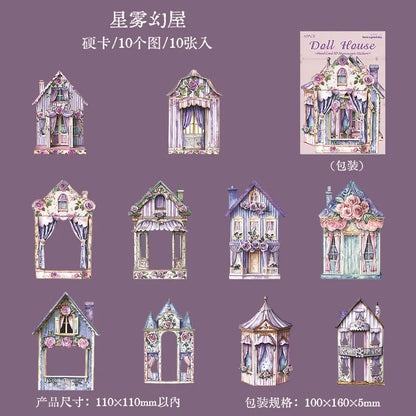 Stickers cartonaje dollhouse-10 pzas