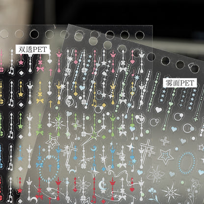 Block de stickers Light chaser-30 hojas