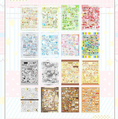 Libro de stickers cute pink-32 hojas