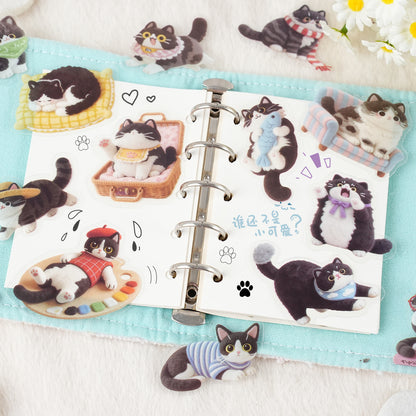 Stickers buddies fluffy-15 pzas