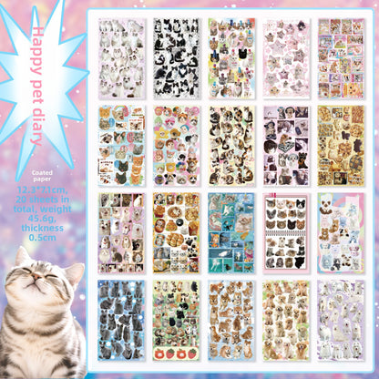 Librito cute pet happy diary-20 hojas