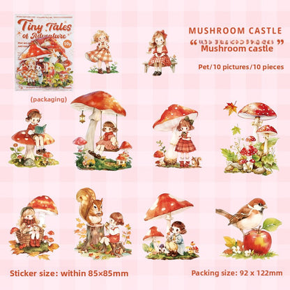 Stickers tiny tales-10 pzas