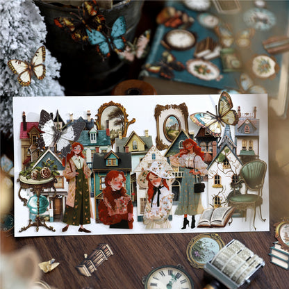 Stickers en cartonaje classical private-20 pzas