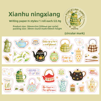 Washitape porcelain wares-2 metros