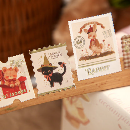 Stickers estampillas bear gift-