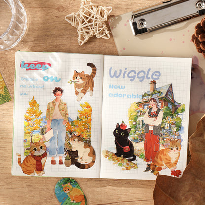 Caja de stickers kitty XL-60 pzas