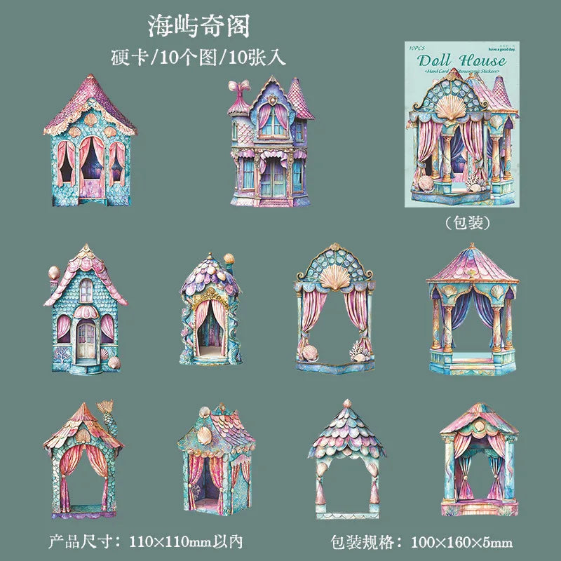 Stickers cartonaje dollhouse-10 pzas