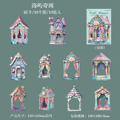 Stickers cartonaje dollhouse-10 pzas