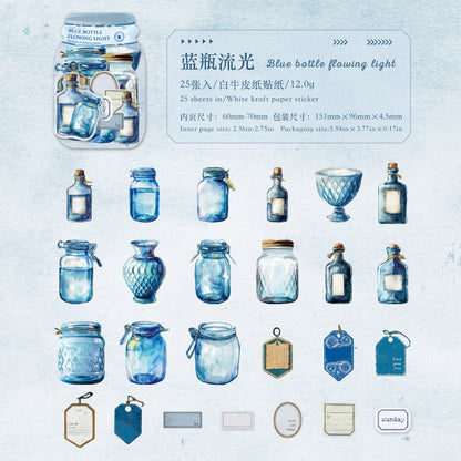 Stickers botellitas-25 pzas