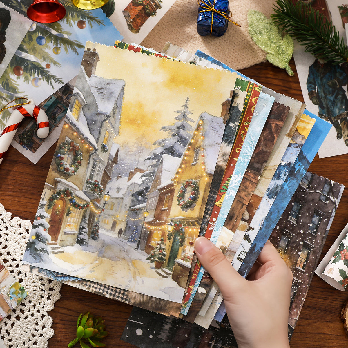 Block de stickers winter-50 hojas