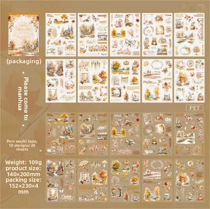 Block de  stickers Invitation from autumn-20 hojas