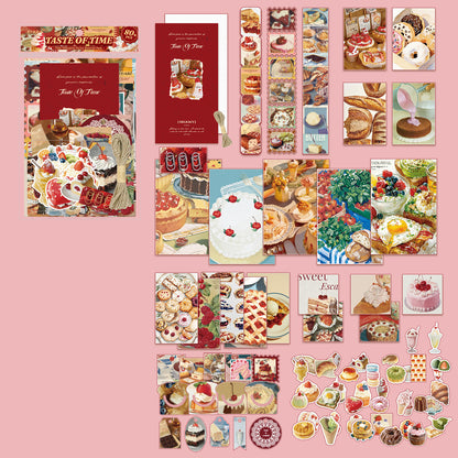 Set de papeleria + libreta-80 pzas