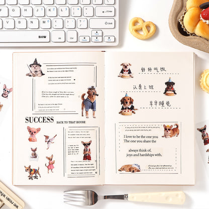 Stickers furry sweet-6 pzas