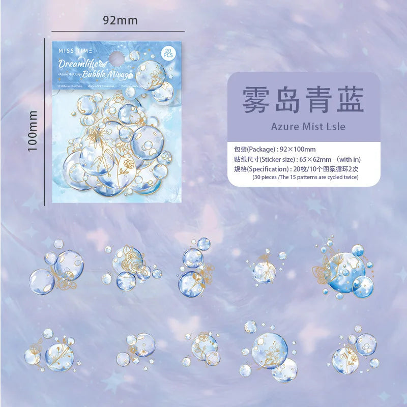 Stickers Dreamlife bubble-20 pzas