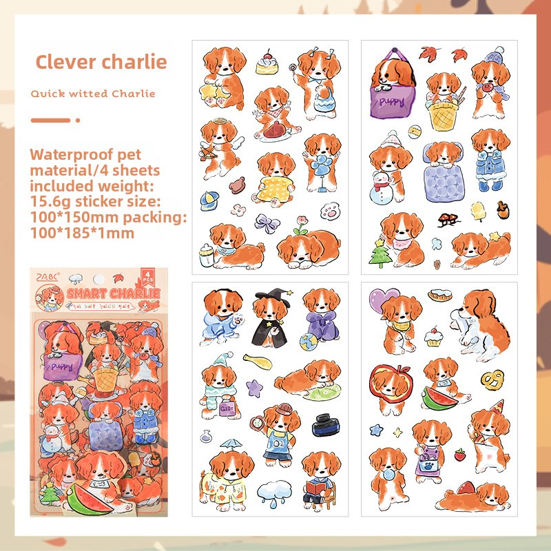 Stickers perritos-4 planchas